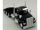 Kenworth W990 3 Axel Day Cab Black 1/87 (HO) Plastic Model Car HO Logistics HL-990092