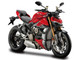 Ducati Supernaked V4S Motorcycle Red 1/12 Diecast Motorcycle Model New Ray 58273