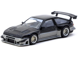 Toyota Sprinter Trueno AE86 Widebody RHD Right Hand Drive Jonsibal Designworks Black and Gray Metallic Global64 Series 1/64 Diecast Model Tarmac Works T64G-060-BG
