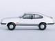 Ford Capri Mk3 RHD Right Hand Drive Diamond White with Black Stripes 1/148 (N) Scale Diecast Model Car Oxford Diecast NCAP003