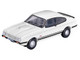 Ford Capri Mk3 RHD Right Hand Drive Diamond White with Black Stripes 1/148 (N) Scale Diecast Model Car Oxford Diecast NCAP003