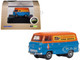 Ford 400E Van RHD Right Hand Drive Fordson Super Service Blue and Orange 1/148 (N) Scale Diecast Model Car Oxford Diecast NFDE011