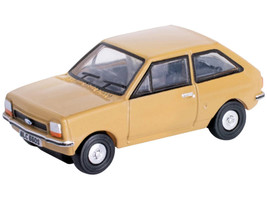 Ford Fiesta Mk1 RHD Right Hand Drive Nevada Beige 1/148 (N) Scale Diecast Model Car Oxford Diecast NFF002