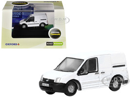 Ford Transit Connect Van RHD Right Hand Drive Frozen White 1/148 (N) Scale Diecast Model Car Oxford Diecast NFTC005