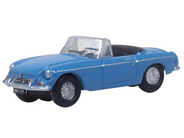 MG MGB Roadster RHD Right Hand Drive Iris Blue 1/148 (N) Scale Diecast Model Car Oxford Diecast NMGB004