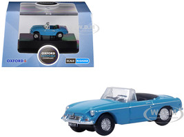 MG MGB Roadster RHD Right Hand Drive Iris Blue 1/148 (N) Scale Diecast Model Car Oxford Diecast NMGB004