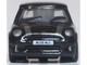 Mini Cooper S RHD Right Hand Drive Midnight Black with Silver Stripes 1/148 (N) Scale Diecast Model Car Oxford Diecast NNMN003