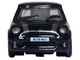 Mini Cooper S RHD Right Hand Drive Midnight Black with Silver Stripes 1/148 (N) Scale Diecast Model Car Oxford Diecast NNMN003