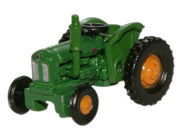 Fordson Tractor Green with Orange Wheels 1/148 (N) Scale Diecast Model Car Oxford Diecast NTRAC002