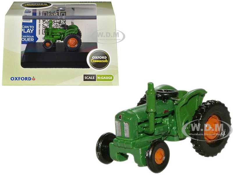 Fordson Tractor Green with Orange Wheels 1/148 (N) Scale Diecast Model Car Oxford Diecast NTRAC002