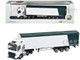 Volvo FH4 Truck RHD Right Hand Drive with Walking Floor Trailer AW Jenkinson White with Graphics 1/148 (N) Scale Diecast Model Car Oxford Diecast NVOL4006