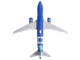 Airbus A320 Commercial Aircraft JetBlue Airways Forever Blue N547JB Blue with Graphics Gemini 200 Series 1/200 Diecast Model Airplane GeminiJets G2JBU1337