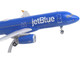 Airbus A320 Commercial Aircraft JetBlue Airways Forever Blue N547JB Blue with Graphics Gemini 200 Series 1/200 Diecast Model Airplane GeminiJets G2JBU1337