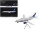 Boeing 737 500 Commercial Aircraft United Airlines Classic 737 Series N936UA Gray with Blue Tail Gemini 200 Series 1/200 Diecast Model Airplane GeminiJets G2UAL312