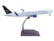Boeing 767 300ER Commercial Aircraft United Airlines Star Alliance N653UA White with Black Tail Gemini 200 Series 1/200 Diecast Model Airplane GeminiJets G2UAL1379