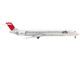 McDonnell Douglas MD 90 Commercial Aircraft Japan Airines JA002D White with Red Tail 1/400 Diecast Model Airplane GeminiJets GJ1719
