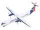 ATR 72 200 Commercial Aircraft Cubana Airlines CU T1548 White with Red and Blue Stripes 1/400 Diecast Model Airplane GeminiJets GJ2222