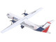 ATR 72 200 Commercial Aircraft Cubana Airlines CU T1548 White with Red and Blue Stripes 1/400 Diecast Model Airplane GeminiJets GJ2222