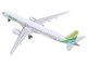 Embraer E195 E2 Commercial Aircraft Binter Canarias EC OEA White with Green Tail Stripes Stripes 1/400 Diecast Model Airplane GeminiJets GJ2281