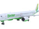 Embraer E195 E2 Commercial Aircraft Binter Canarias EC OEA White with Green Tail Stripes Stripes 1/400 Diecast Model Airplane GeminiJets GJ2281