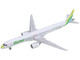 Embraer E195 E2 Commercial Aircraft Binter Canarias EC OEA White with Green Tail Stripes Stripes 1/400 Diecast Model Airplane GeminiJets GJ2281