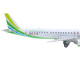 Embraer E195 E2 Commercial Aircraft Binter Canarias EC OEA White with Green Tail Stripes Stripes 1/400 Diecast Model Airplane GeminiJets GJ2281