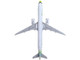 Embraer E195 E2 Commercial Aircraft Binter Canarias EC OEA White with Green Tail Stripes Stripes 1/400 Diecast Model Airplane GeminiJets GJ2281