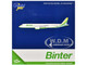 Embraer E195 E2 Commercial Aircraft Binter Canarias EC OEA White with Green Tail Stripes Stripes 1/400 Diecast Model Airplane GeminiJets GJ2281