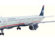 Airbus A321 Commercial Aircraft American Airlines US Airways Heritage Jet N578UW White with Blue Tail 1/400 Diecast Model Airplane GeminiJets GJ2297