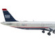 Airbus A321 Commercial Aircraft American Airlines US Airways Heritage Jet N578UW White with Blue Tail 1/400 Diecast Model Airplane GeminiJets GJ2297
