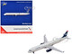 Airbus A321 Commercial Aircraft American Airlines US Airways Heritage Jet N578UW White with Blue Tail 1/400 Diecast Model Airplane GeminiJets GJ2297