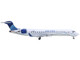 Bombardier CRJ550 Commercial Aircraft United Express N506GJ White with Blue Tail 1/400 Diecast Model Airplane GeminiJets GJ2341