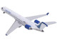 Bombardier CRJ550 Commercial Aircraft United Express N506GJ White with Blue Tail 1/400 Diecast Model Airplane GeminiJets GJ2341