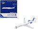 Bombardier CRJ550 Commercial Aircraft United Express N506GJ White with Blue Tail 1/400 Diecast Model Airplane GeminiJets GJ2341