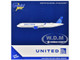 Airbus A321neo Commercial Aircraft United Airlines N14502 White with Blue Tail 1/400 Diecast Model Airplane GeminiJets GJ2346