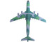 Lockheed C 5M Super Galaxy Transport Aircraft New York Air National Guard, 105th Airlift Wing Stewart Air National Guard Base United States Air Force 68 0226 Green Camouflage Gemini Macs Series 1/400 Diecast Model Airplane GeminiJets GM126
