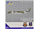 Lockheed C 5M Super Galaxy Transport Aircraft New York Air National Guard, 105th Airlift Wing Stewart Air National Guard Base United States Air Force 68 0226 Green Camouflage Gemini Macs Series 1/400 Diecast Model Airplane GeminiJets GM126