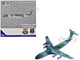 Lockheed C 5M Super Galaxy Transport Aircraft New York Air National Guard, 105th Airlift Wing Stewart Air National Guard Base United States Air Force 68 0226 Green Camouflage Gemini Macs Series 1/400 Diecast Model Airplane GeminiJets GM126