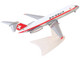 Douglas DC 9 30F Commercial Aircraft Swissair HB IFW White with Red Stripes 1/200 Diecast Model Airplane Herpa HE573344