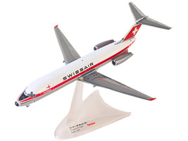Douglas DC 9 30F Commercial Aircraft Swissair HB IFW White with Red Stripes 1/200 Diecast Model Airplane Herpa HE573344