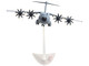 Airbus A400M Atlas Transport Aircraft 20th Squadron 15th Wing Melsbroek Air Base Belgian Air Component 1/200 Diecast Model Airplane Herpa HE573665