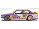 BMW M3 Kaido KW V1 #95 Purple and Yellow with Graphics Designed by Jun Imai Kaido House Special 1/64 Diecast Model Car Mini GT KHMG194