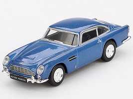 Aston Martin DB5 Sierra Blue Metallic Limited Edition 1/64 Diecast Model Car Mini GT MGT00954