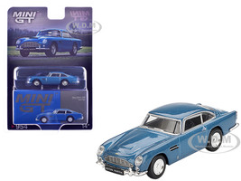 Aston Martin DB5 Sierra Blue Metallic Limited Edition 1/64 Diecast Model Car Mini GT MGT00954