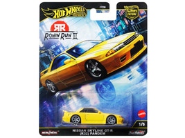 Nissan Skyline GT R R32 Pandem RHD Right Hand Drive Yellow Ronin Run II Series Diecast Model Car Hot Wheels JBK88