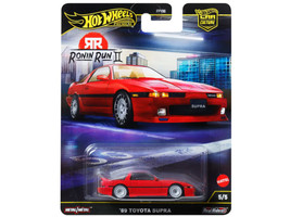 1989 Toyota Supra RHD Right Hand Drive Red Ronin Run II Series Diecast Model Car Hot Wheels JBK90
