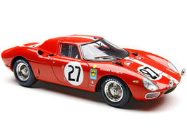 Ferrari 250 LM RHD Right Hand Drive #27 Dieter Spoerry Armand Boller 24 Hours of Le Mans 1965 Limited Edition to 1500 pieces Worldwide 1/18 Diecast Model Car CMC M-265