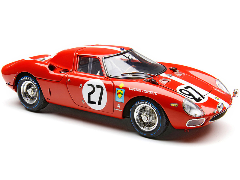 Ferrari 250 LM RHD Right Hand Drive #27 Dieter Spoerry Armand Boller 24 Hours of Le Mans 1965 Limited Edition to 1500 pieces Worldwide 1/18 Diecast Model Car CMC M-265