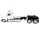 Peterbilt 589 2 Axel Day Cab White 1/87 (HO) Plastic Model Car HO Logistics HL-589071