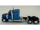 Peterbilt 589 Truck with 72 Inch Sleeper Blue Metallic 1/87 (HO) Plastic Model Car HO Logistics HL-589064